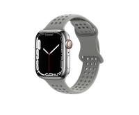 Ремешок для смарт часов 42/44/45/49mm HOCO, WA08 Flexible, силикон,  серый