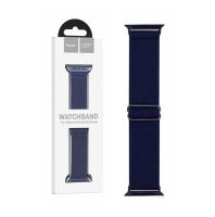 Ремешок для смарт часов 42/44/45/49mm HOCO, WA04 Fashion, нейлон,  тёмный, синий