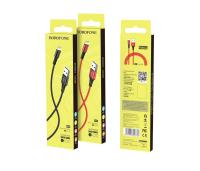 Кабель USB to Lightning Borofone BX20 Enjoy, 1.0м, 2.1A, черный