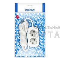 Удлинитель Smartbuy 2 гнезда 3 метра 16А/3,5кВт с заземлением ПВС 3х1,0 (SBE-16-2-03-Z) (1/40)