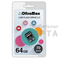 Флешка USB 64 Гб OltraMax   70  чёрный