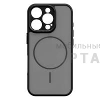Чехол Matte MagSafe с защитой камеры в техпаке, iPhone 16, Black
