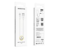Кабель USB to Micro Borofone BX22 Bloom, 1.0м, 2.1A, белый